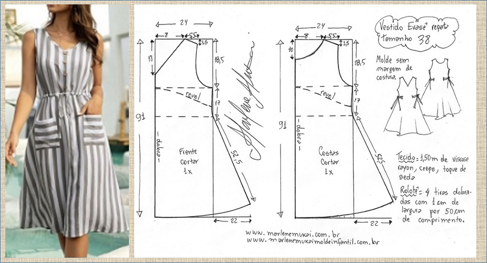 Платье сарафан без выкройки Мобильный LiveInternet 30 подробных выкроек очень летних сарафанов - в копилочку