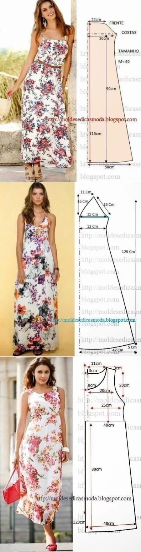 Платье сарафан без выкройки Выкройки летних сарафанов (Шитье и крой) Журнал Вдохновение Рукодельницы Матросс