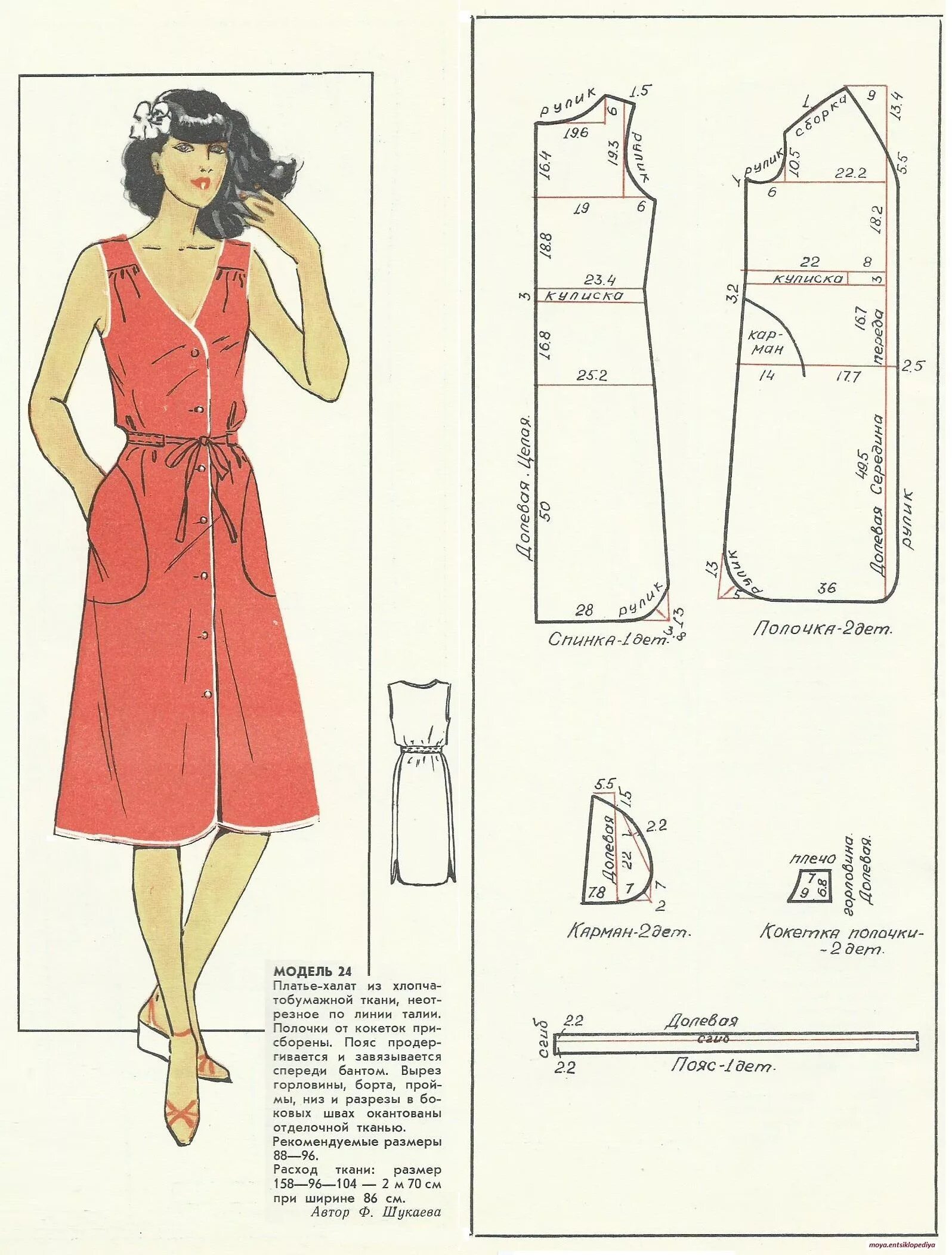 Платье сарафан выкройка Летний халатик Dress sewing patterns, Sewing tutorials clothes, Clothing pattern