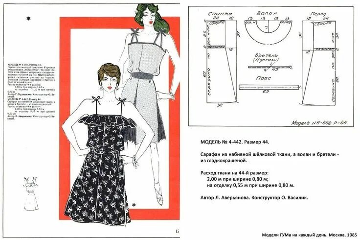 Платье сарафан выкройка Пин на доске colorbook Выкройки, Выкройки одежды, Модели