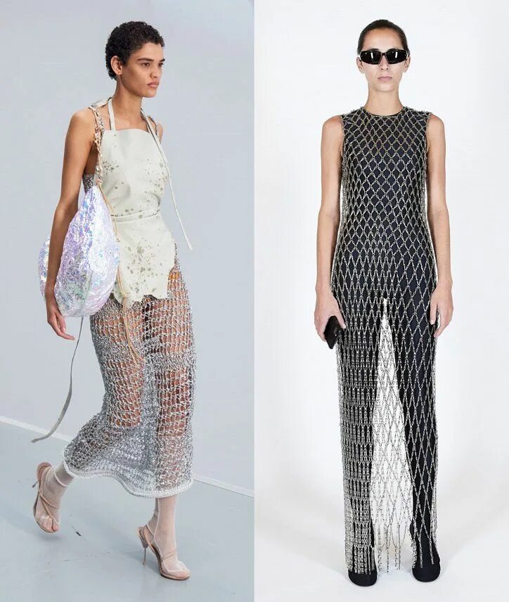 Платье сетка 2024 модные тенденции Мода весна-лето 2023: основные тренды Модные стили, Весенняя мода, Стильные наря