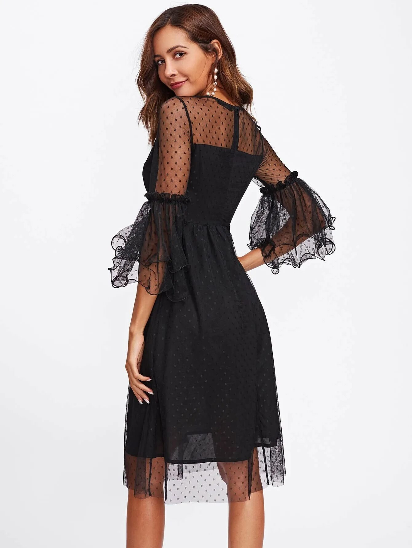 Платье сетка фото Платье двойное Каталог одежды Dress-m.ru