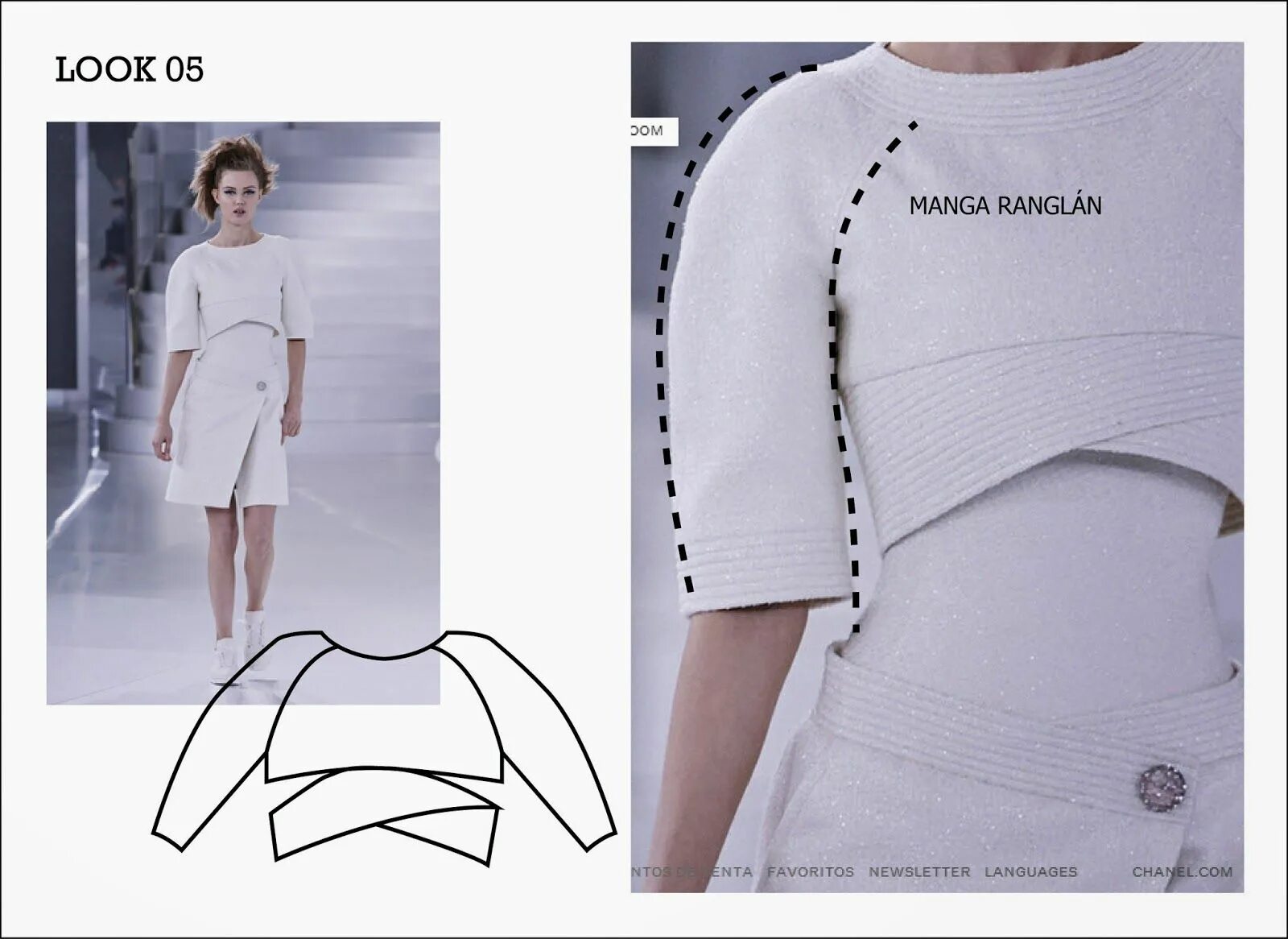 Платье шанель выкройка Manipulacion Textil: Las sisas de Chanel Diy sewing clothes, Sewing sleeves, Sew