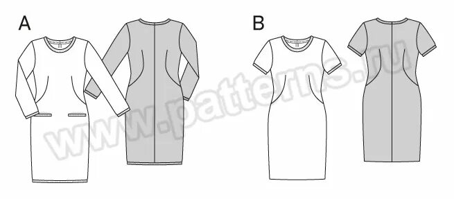 Платье шанель выкройка Выкройка Burda № 6604 - Платье - Первая примерка