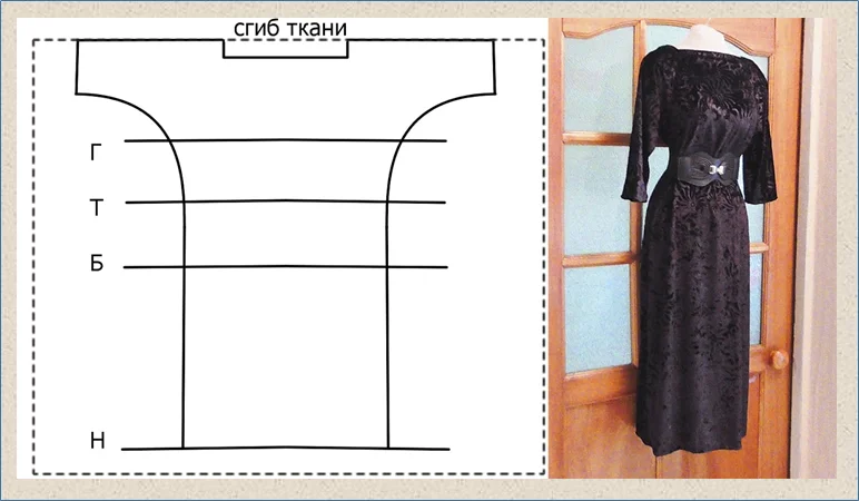 Платье шить без выкроек новое Цельнокроеные блузки и платья - модели и построение выкроек - большая подборка К