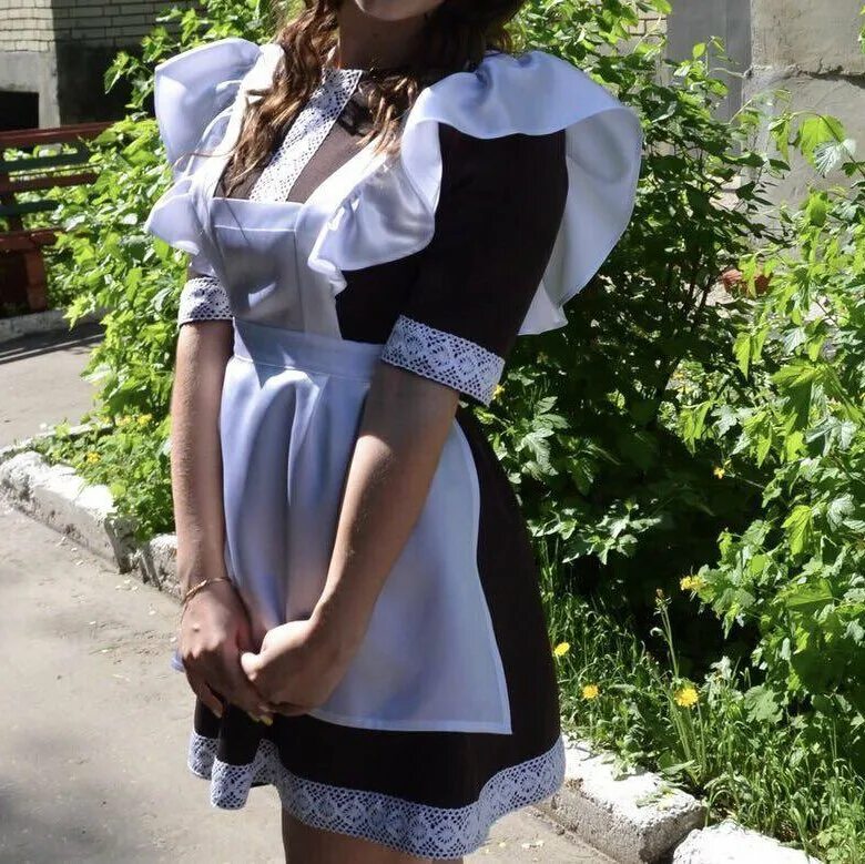 Платье школьница фото Школьная форма для выпускницы - купить в Кузнецке, цена 2 000 руб., продано 16 м