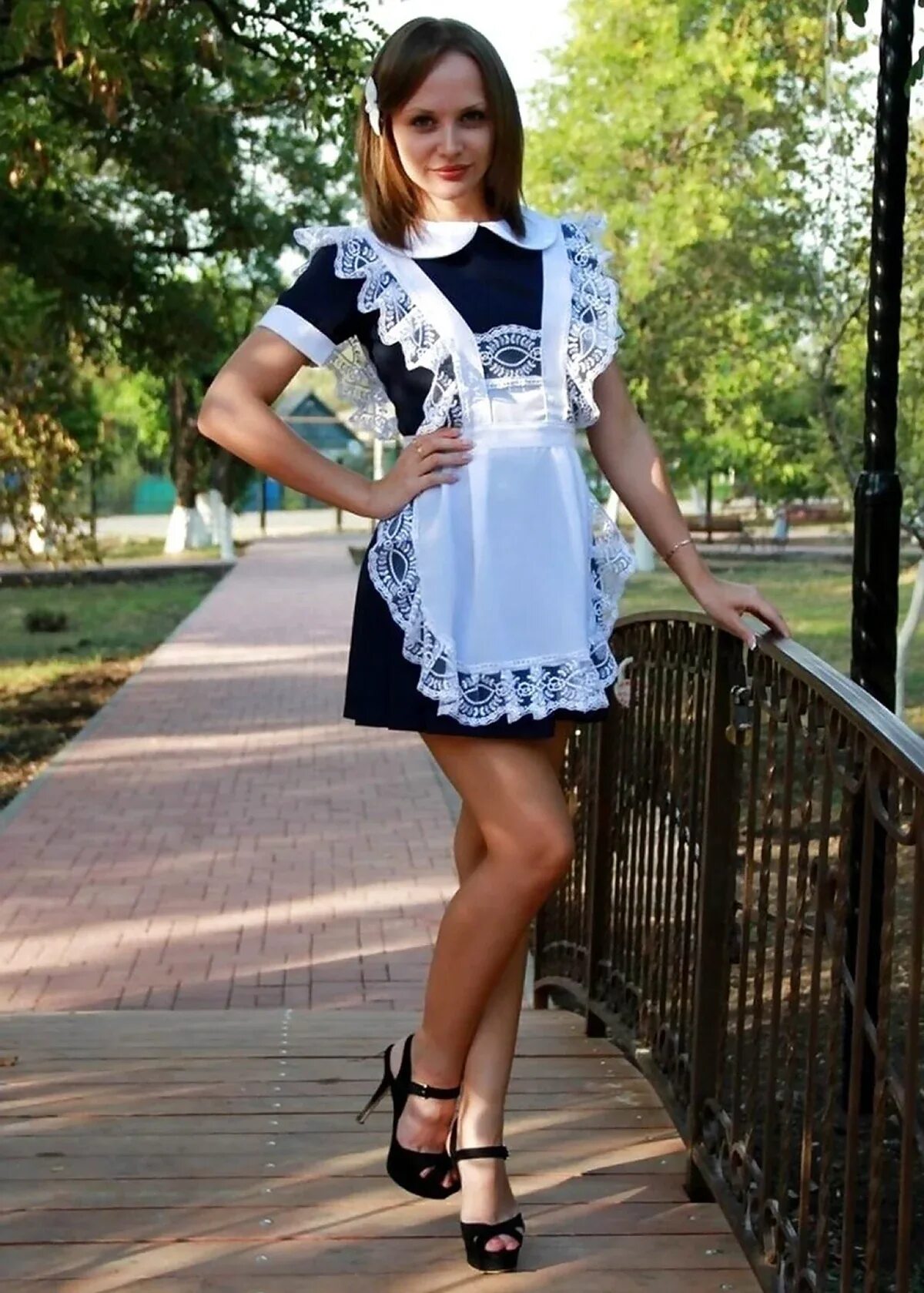 Платье школьница фото Девка в школьной форме: найдено 81 изображений