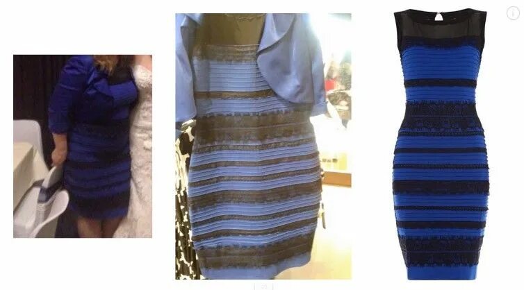 Платье сине черного цвета фото What Color is this Dress: Solved With Science! Video Dress, White gold dress, Dr