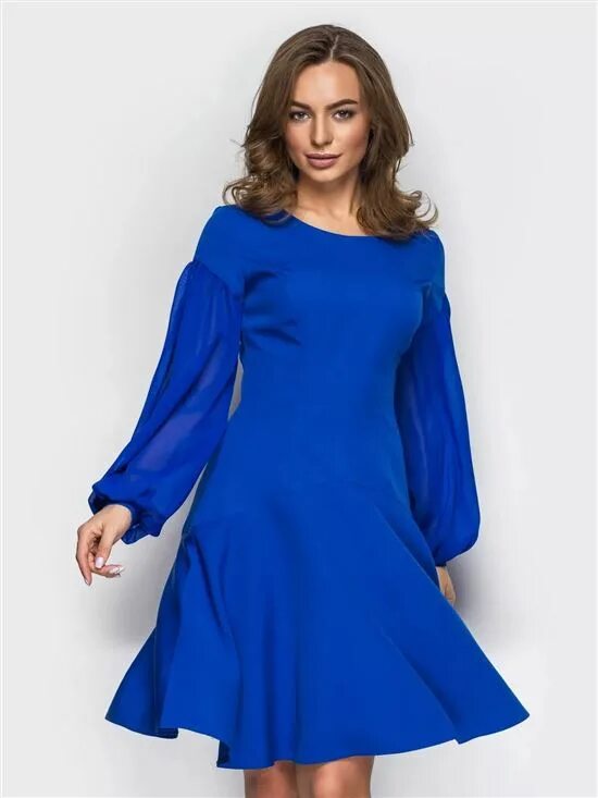 Платье синее фото с рукавами Валберис Женские Платья С Рукавом - Platya-tut.ru