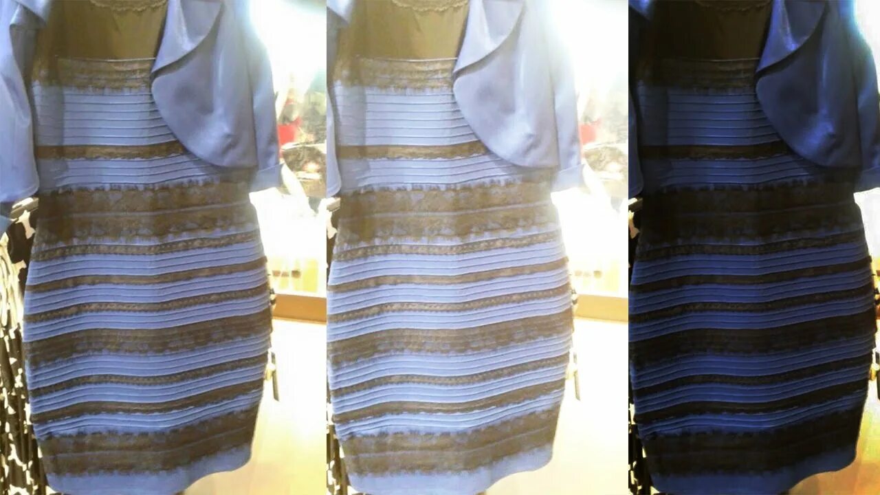 Платье синее или белое с золотым фото Das mysteriöse Kleid und Versteck für die Zombieapokalypse - Clixoom Top 5 News 