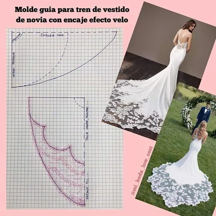 Платье со шлейфом выкройка Vestido de Bodas Wedding dress sewing patterns, Clothes sewing patterns, Diy sew