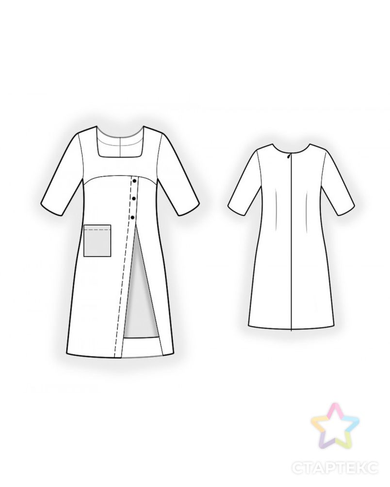 Платье со шнуровкой по бокам выкройка Выкройка: платье со вставкой - купить в Екатеринбурге оптом и в розницу по недор