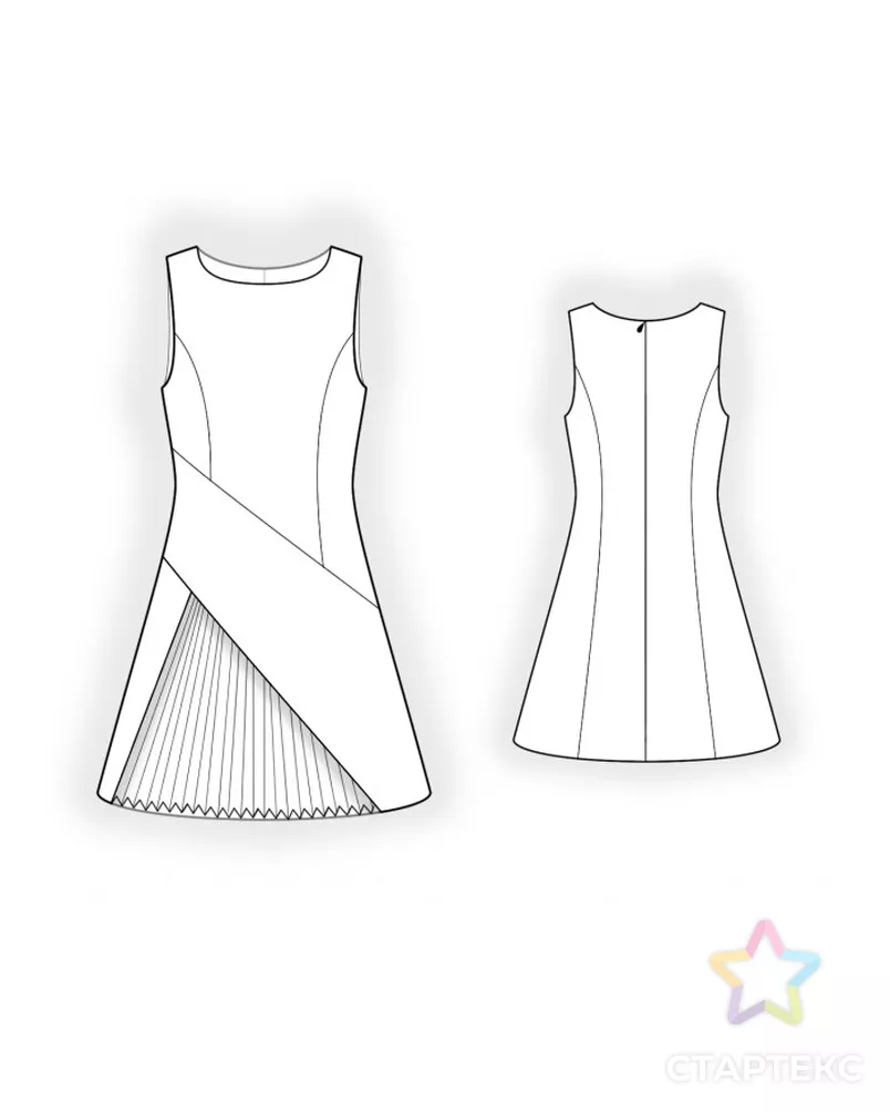 Платье со шнуровкой по бокам выкройка Выкройка: платье со вставкой на юбке - купить в Екатеринбурге оптом и в розницу 