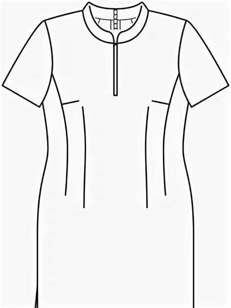 Платье со стойкой выкройка Wrap платье (Плюс Размер) 11/2013. Burdastyle. Выкройка платья, Платье-халат, Пл