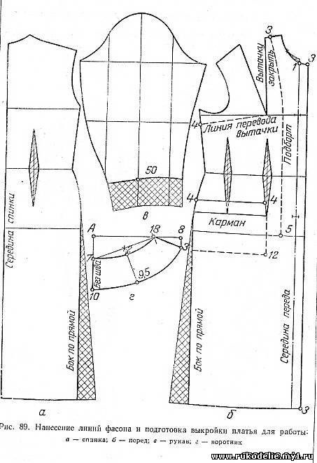 Платье со стойкой выкройка 12)Платье без воротника из ткани в полоску/Платье для работы/Платье со стойкой и