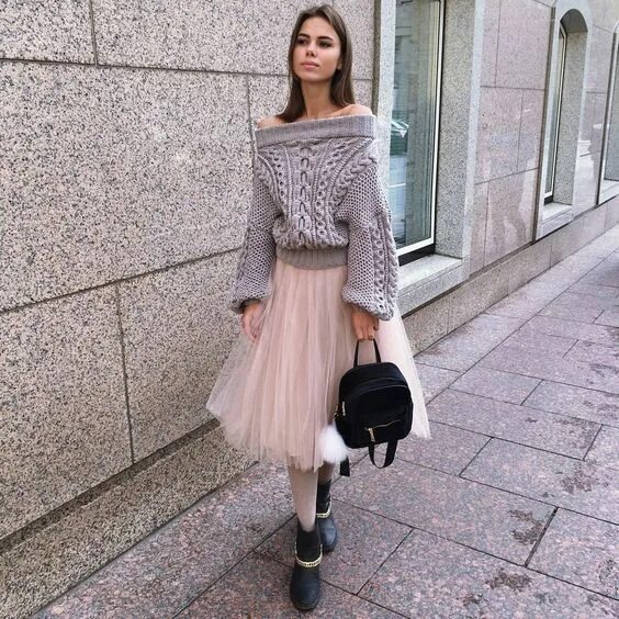 Платье со свитером фото Pin auf Stylish Clothes