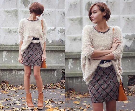 Платье со свитером фото Last chance for autumn (by Lidia ♫ ♪ ♫) http://lookbook.nu/look/4196205-last-cha