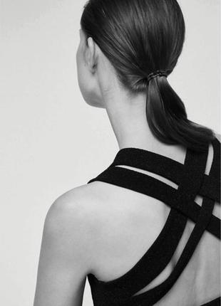 Платье спина фото Черное короткое платье mango l платье с красивой спиной вечернее платье с люрекс