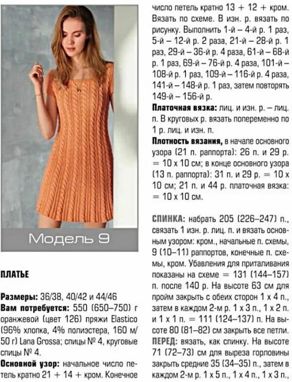 Платье спицами схема фото ВЯЗАНИЕ - СПИЦЫ Летние платья, Платья, Вязание