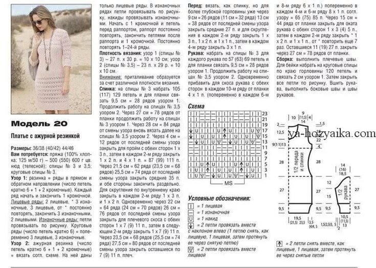 Платье спицами женская схемы Платья спицами с описанием. Ажурные вязаные платья спицами Вязание, Выкройки, Пл