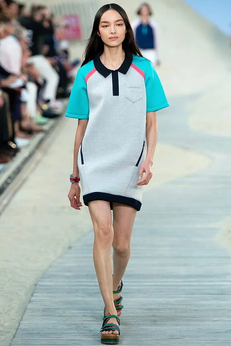 Платье спорт шик фото Tommy Hilfiger - SS14 Fashion week, Knitwear fashion, Fashion