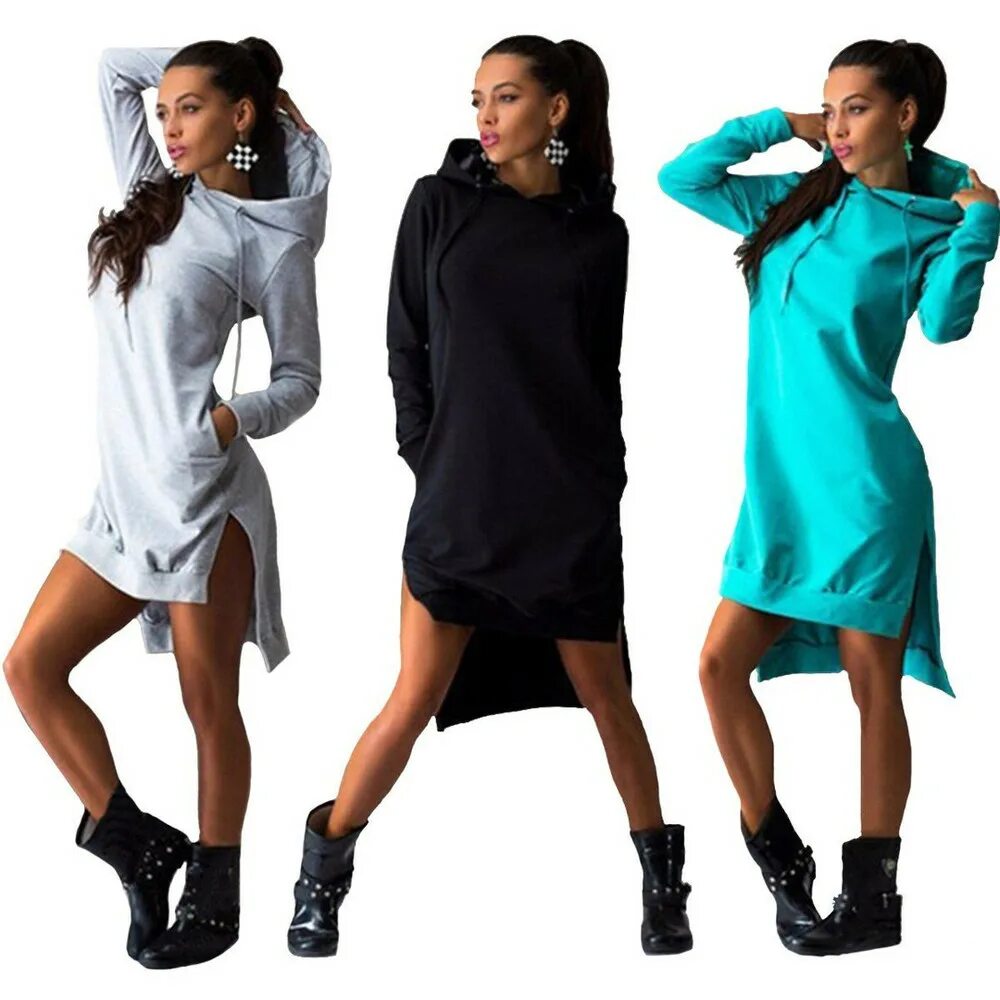 Платье спортивного стиля фото Платья худи (толстовки, свитшоты, свитера, оверсайз) - Мода и стиль Prime-Stars