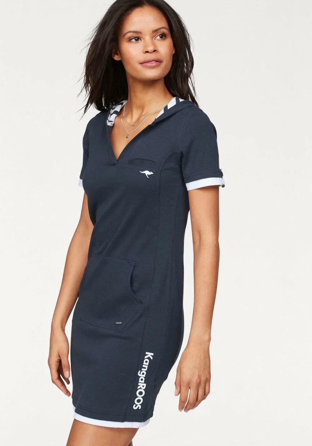 Платье спортивного стиля фото Платье в стиле поло Каталог одежды Dress-m.ru