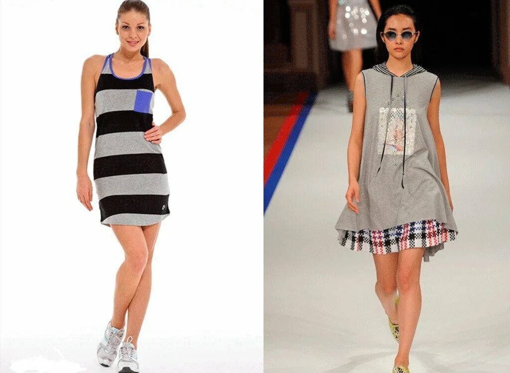 Платье спортивного стиля фото Сукні спортивного стилю