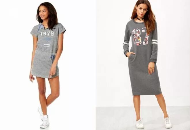 Платье спортивного стиля фото Спортивные платья на валберис