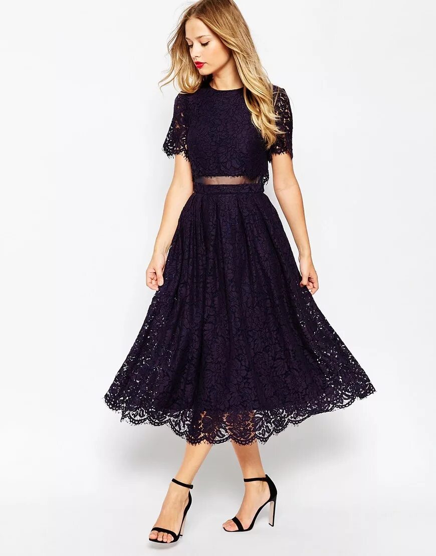 Платье средней длины фото dress midi top Factory Store