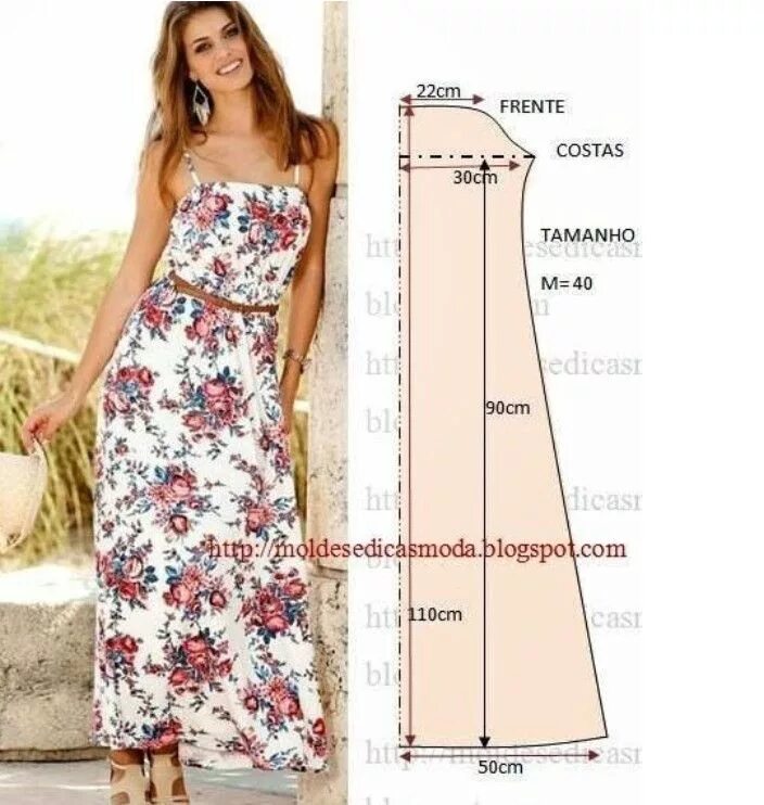 Платье сшить простая выкройка летнее Шьем красивые летние наряды. Выкройки... Можно уже начинать шить! Padrões de cos