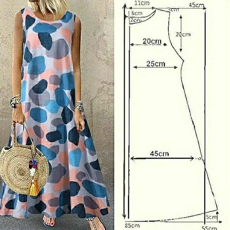 Платье сшить простая выкройка летнее Одноклассники Sewing clothes women, Dress sewing patterns, Dress patterns diy