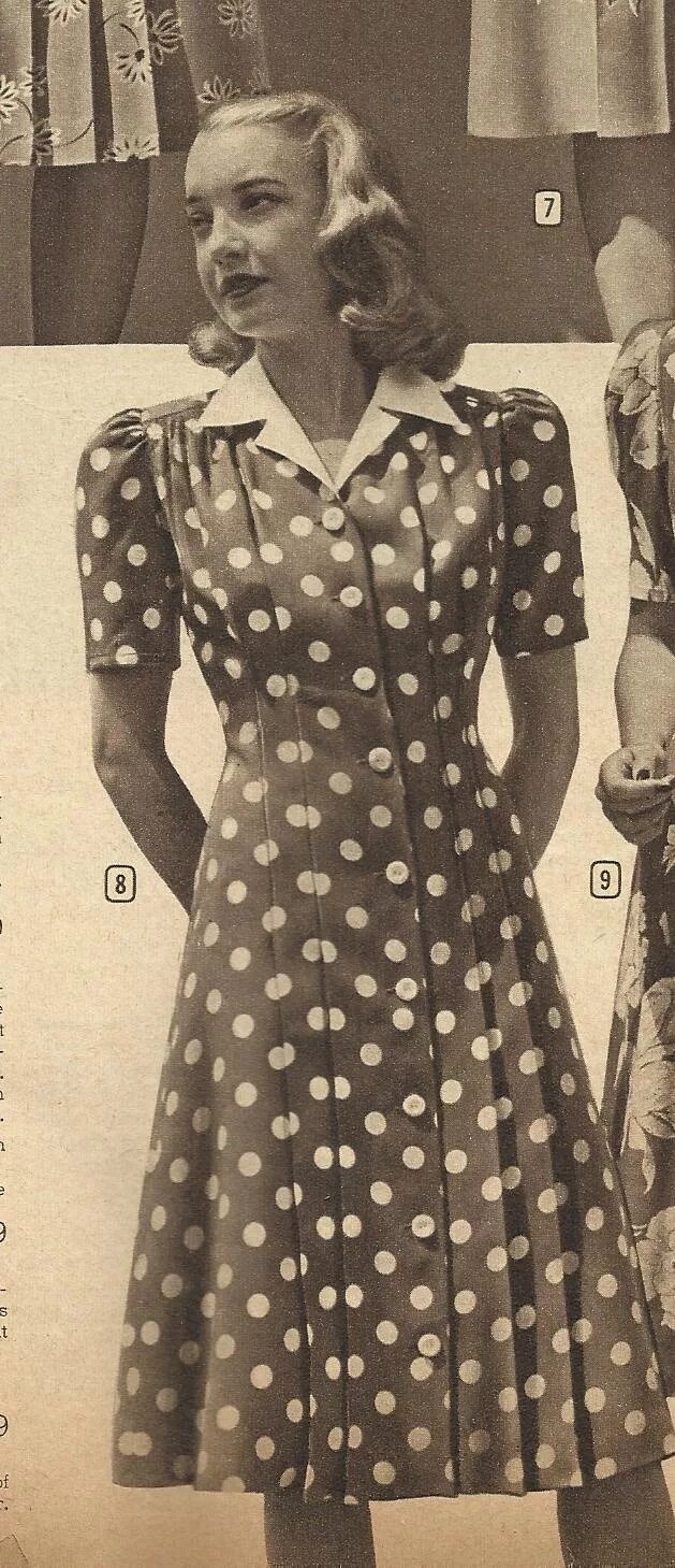 Платье ссср фото Montgomery Ward, Winter 1944 catalog Forties fashion, Vintage outfits, Fashion h
