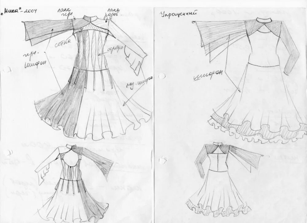 Платье стандарт выкройка ЭСКИЗЫ-Стандарт. - Клуб Сезон