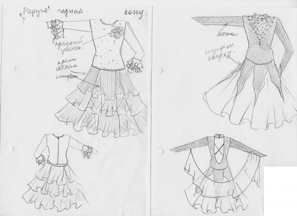 Платье стандарт выкройка ЭСКИЗЫ-Стандарт. - Клуб Сезон