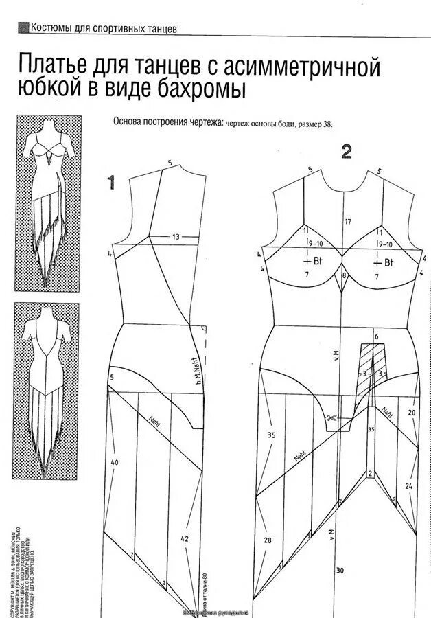 Платье стандарт выкройка Моделирование и конструирование женской одежды. Система М.Мюллер и сын. 2008 год