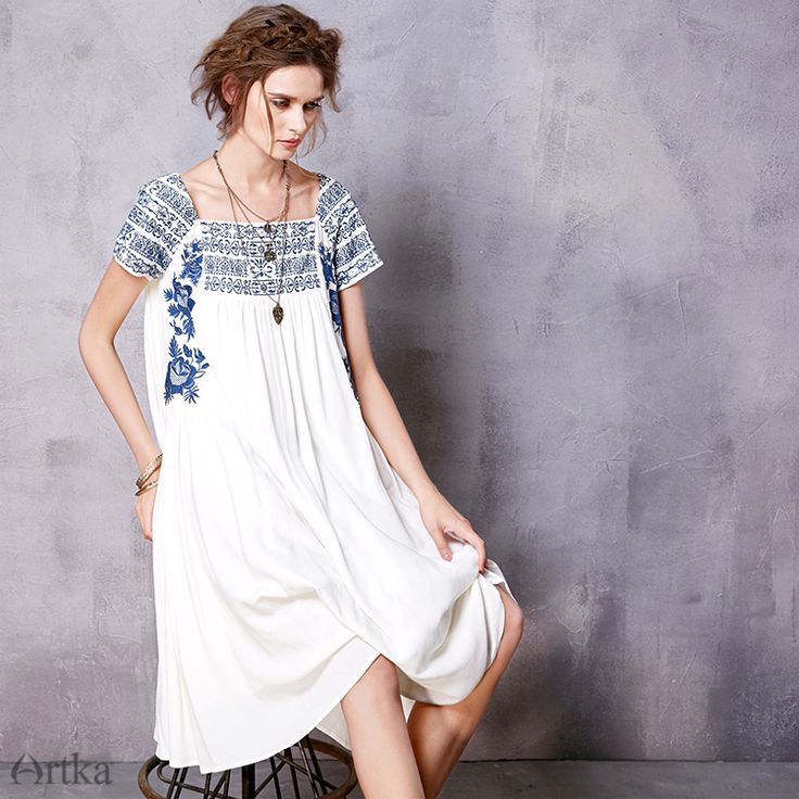Платье стиле фото Платье Артка Artka. Весна/Лето 2016. Размеры - C, М, Л Больше информации https:/