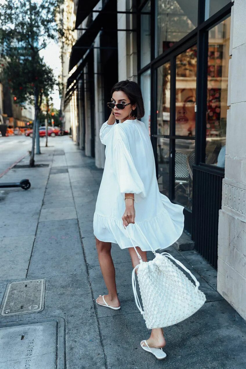 Платье стильные модные образы Trend to Watch: Baby Doll Dresses VivaLuxury Babydoll dress outfit, Babydoll dre