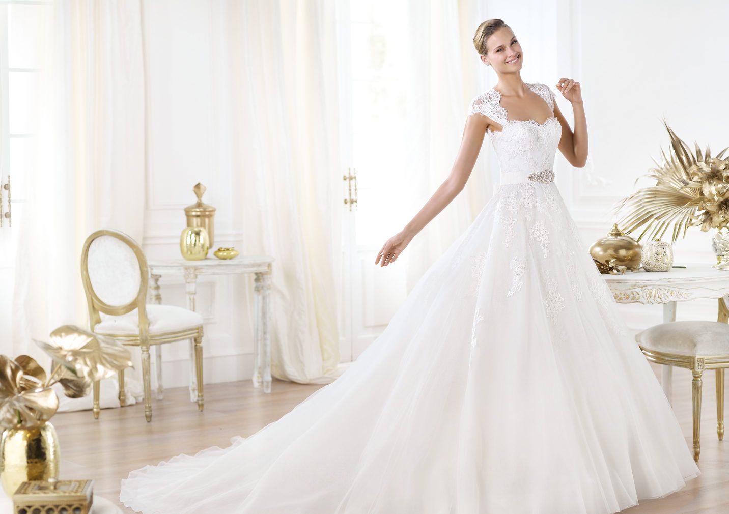 Платье свадебное фото саратов PRONOVIAS Leozza Talla 2 Vestidos de novia, Vestido de novia pronovias, Vestidos
