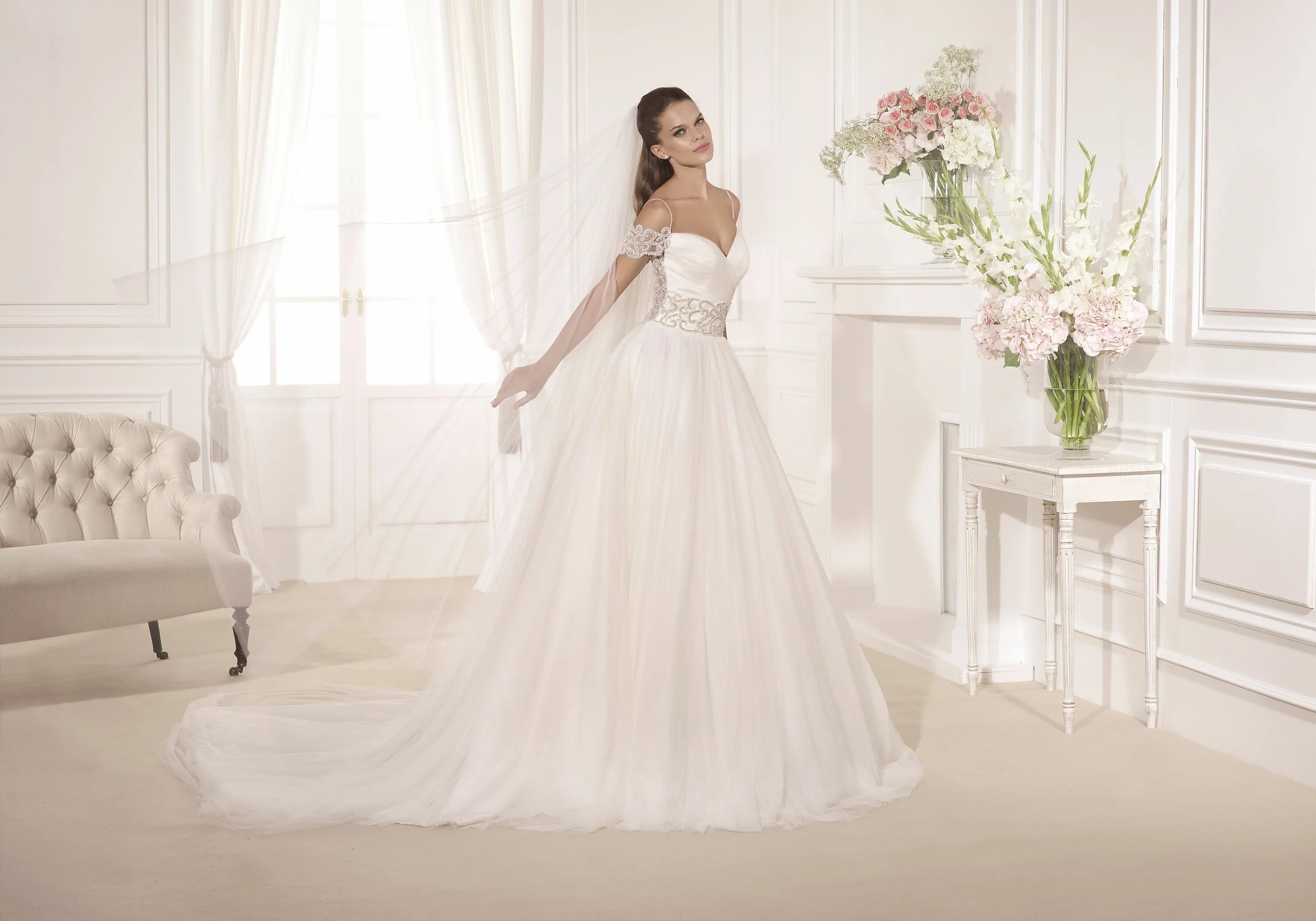 Платье свадебное фото саратов Tarik Ediz G1112, свадебное платье Tarik Ediz, wedding dress, невесты 2017, свад