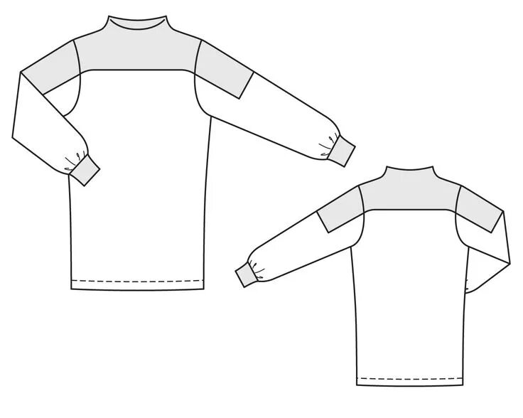 Платье свитер выкройка Платье а-ля пуловер (с изображениями) Платья, Пуловер, Выкройки