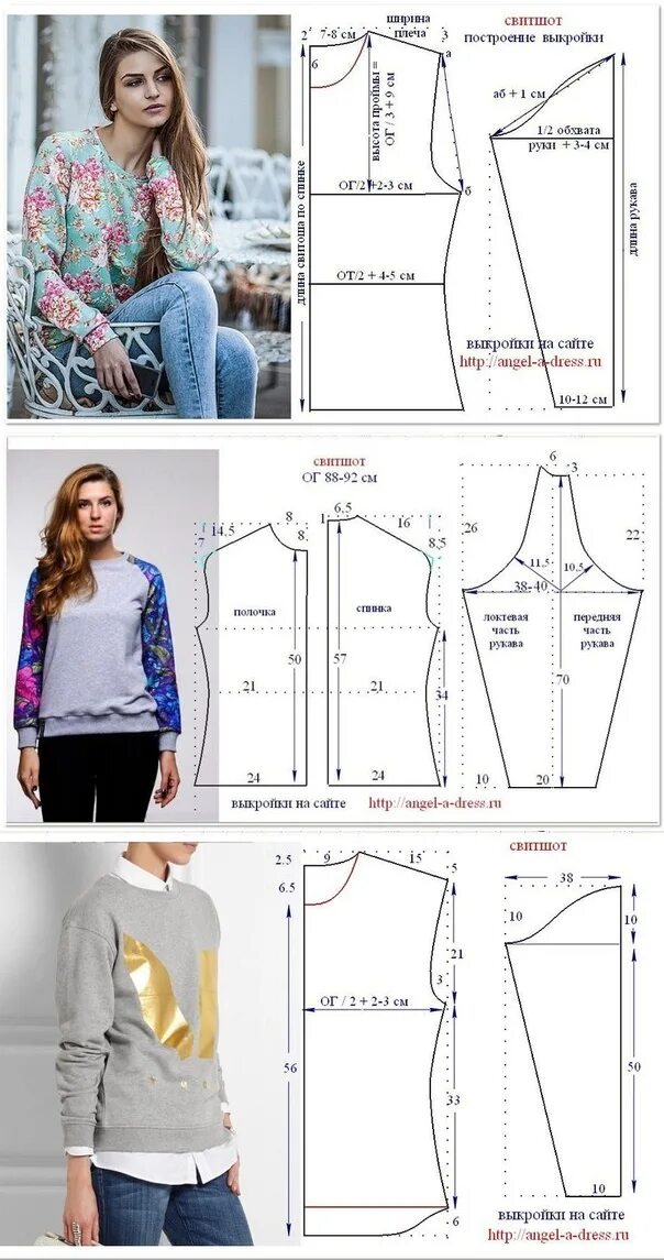 Платье свитшот выкройка Шитье простые выкройки Пошив модной одежды, Выкройки женской одежды, Модель курт