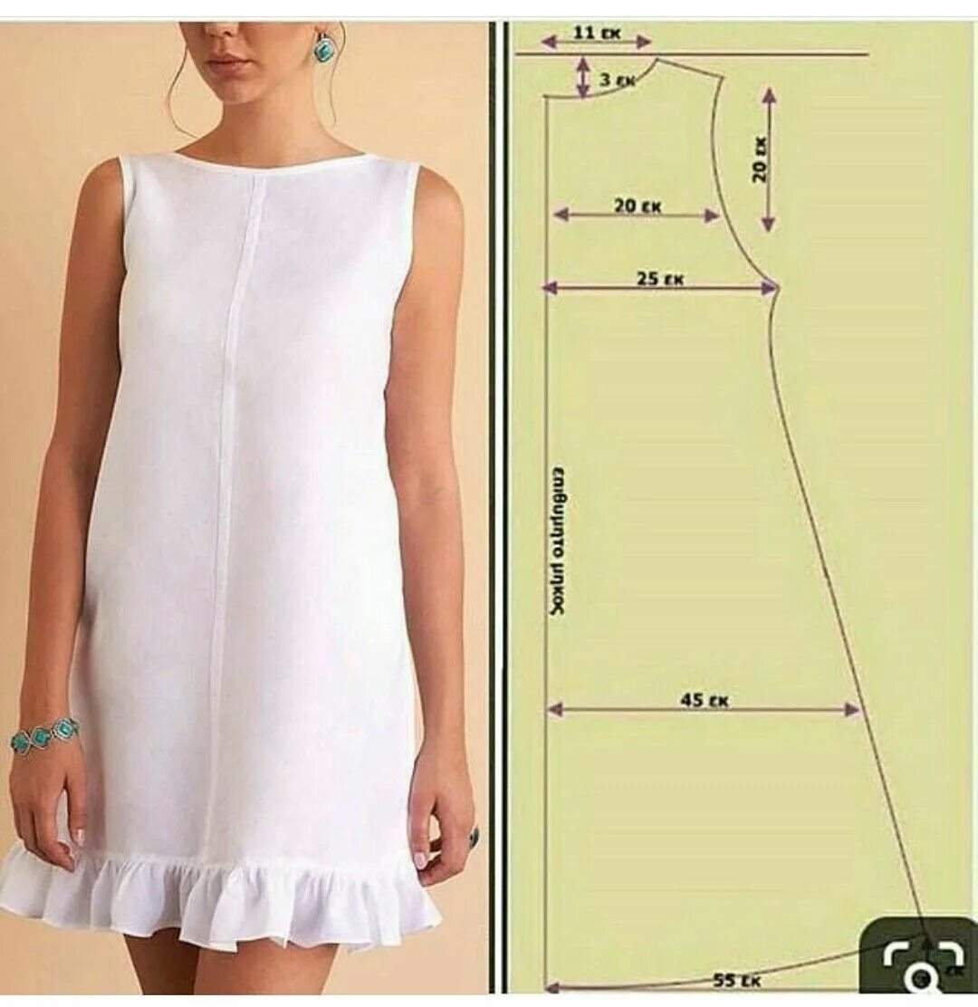 Платье своими руками выкройка и модели Pin en Costuras