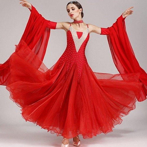 Платье танце фото Ballroom Dance Competition Dresses Standard Ballroom Dress Waltz Dance Costumes 