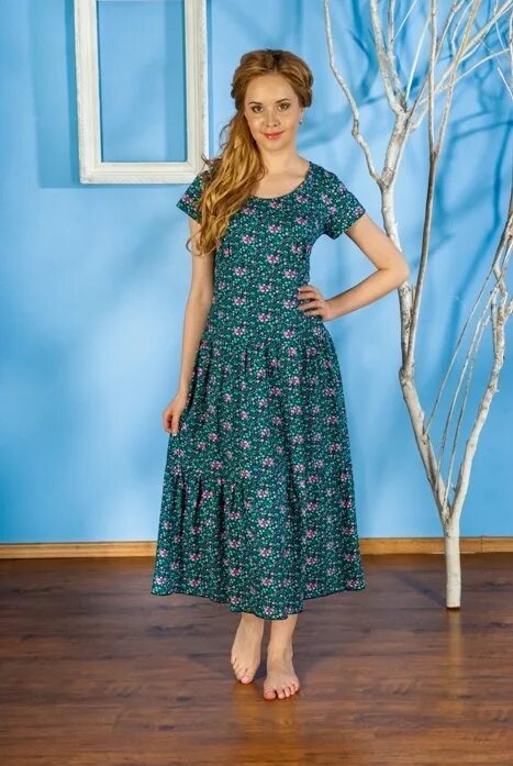 Платье татьяна фото Платье "Татьяна" кулирка (р-ры: 44-54) - купить за 880 руб. в интернет магазине 