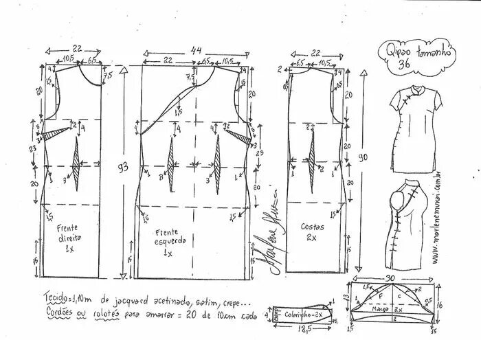 Платье ципао выкройка Выкройки, Элегантность, Парча