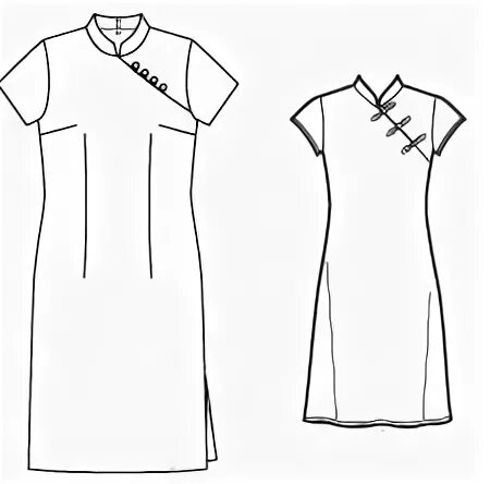 Платье ципао выкройка Ретро мультфильм шаблон компактные зеркала творческий деревянный косметическая к