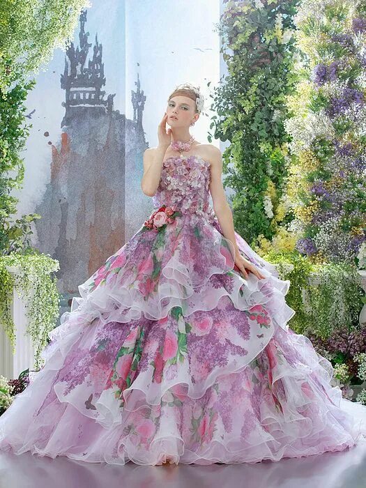 Платье цветные фото 32 Colorful Wedding Dresses by Stella De Libero Colorful dresses, Pretty girl dr