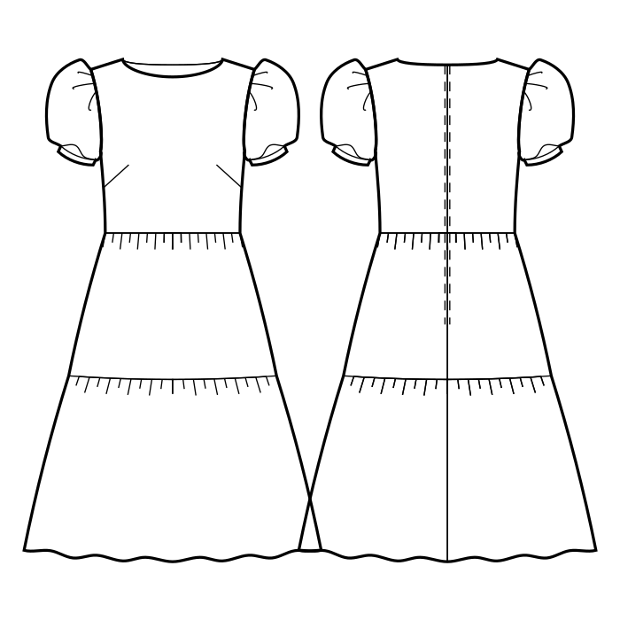 Платье терапия выкройки Summer Dress - Sewing Pattern #4759703. Made-to-measure sewing pattern from Leka