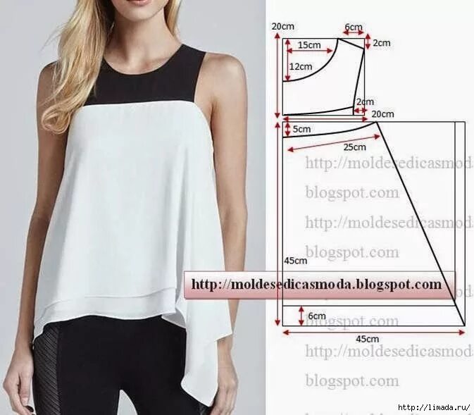 Платье топ выкройка к летнему сезону- сарафаны.платья,юбки,блузки.... часть1. Обсуждение на LiveInte
